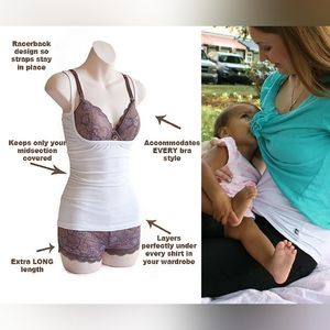 Set of 3 Naked Nursing Tanks